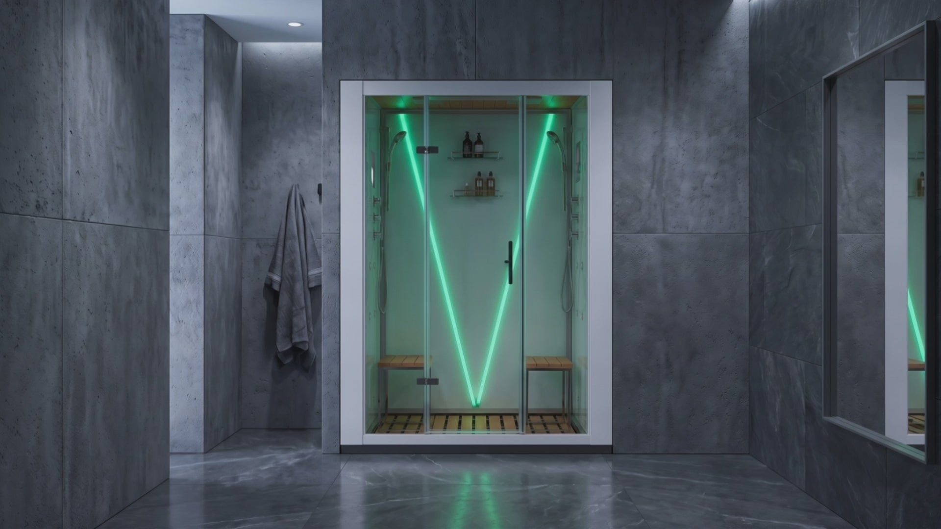 bellagio steam shower product video